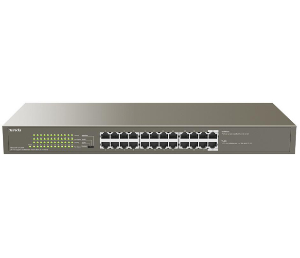Tenda TEG1124P-24-250W PoE 24-porty 250W Gigabit Ethernet - 1375646 - zdjęcie 2